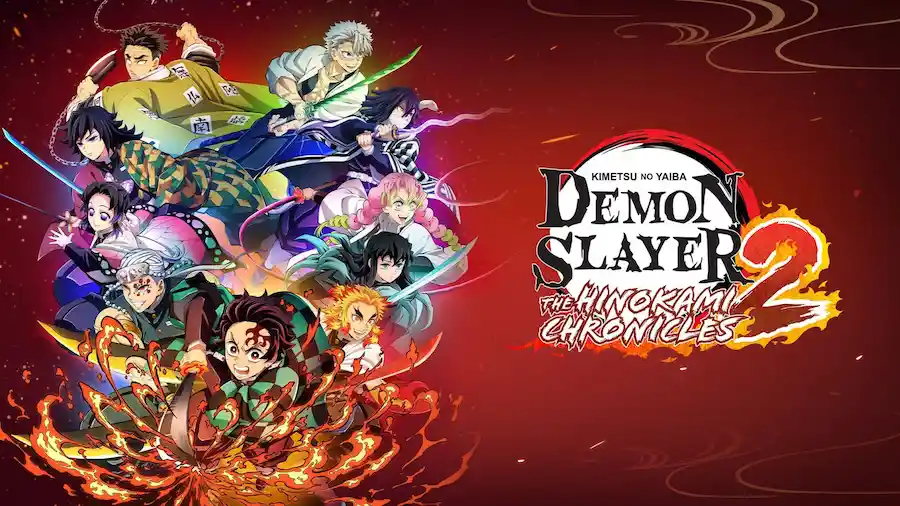 Ação frenética e lutas intensas no estilo Demon Slayer.