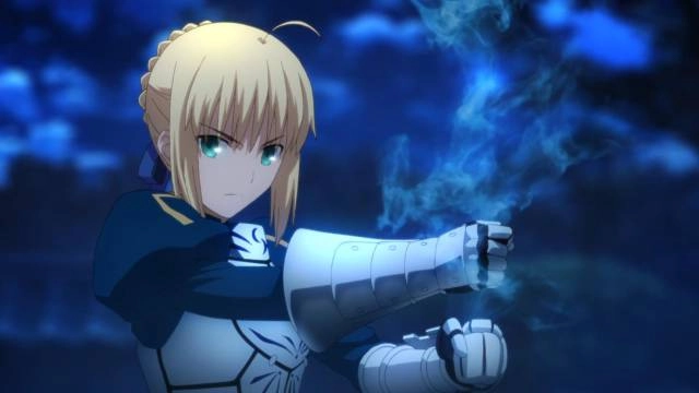Exemplo de Kamidere: Artoria Pendragon de *Fate/stay night*