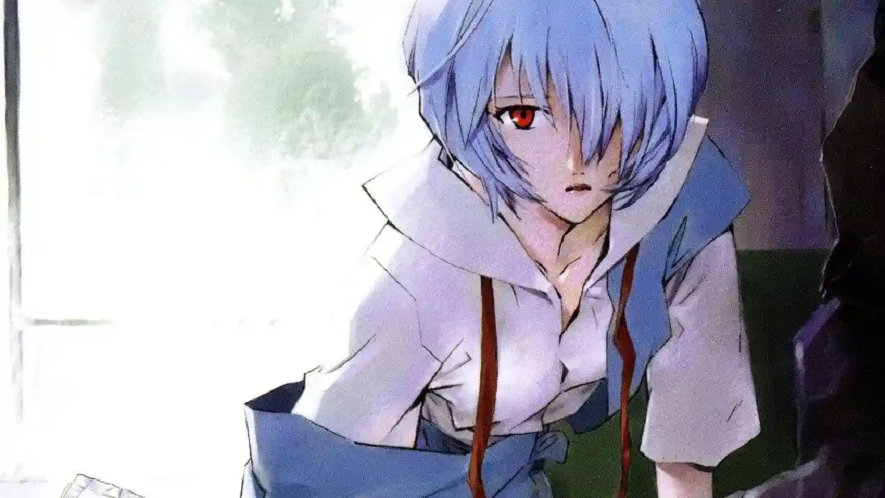 Exemplo de Kuudere: Rei Ayanami de *Neon Genesis Evangelion*