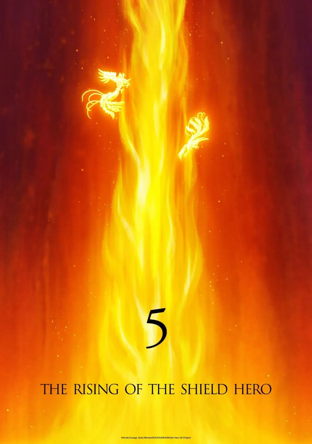 Arte promocional da nova temporada de Shield Hero.