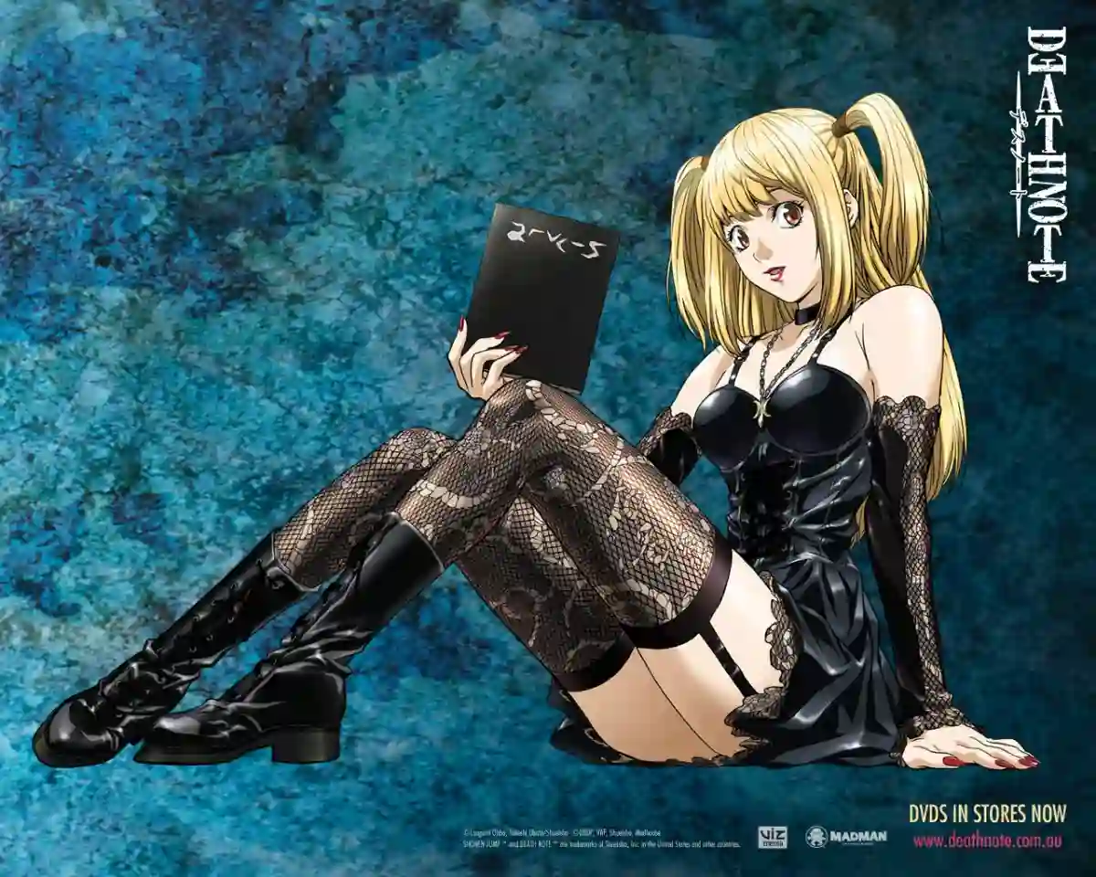 Exemplo de Yagire: Misa Amane de *Death Note*