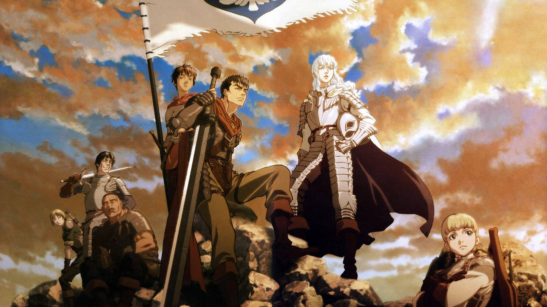 Guts, o Espadachim Negro, no mangá Berserk